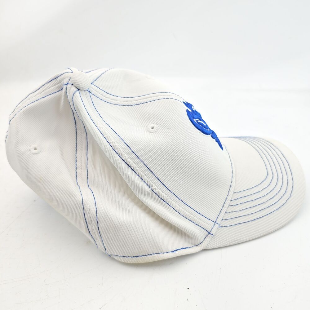 Blue Devils Baseball Cap Fitted Os Fm White Blue - Picture 2 of 5